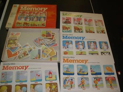 STEP-BY-STEP MEMORY ADVANCED GAME 1983 Milton Bradley complete - Image 1 of 4