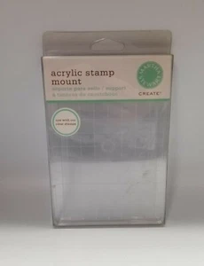 Martha Stewart Crafts 4" x 6"  Stamp Mount for use with Clear Stamps SCRAPBOOK - Picture 1 of 12