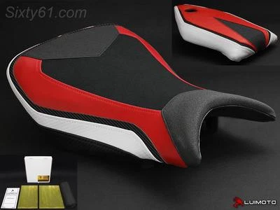 Fundas de asiento BMW S1000RR 2015 2016 2017 2018 con gel rojo negro blanco Luimoto Foto 1 de 4