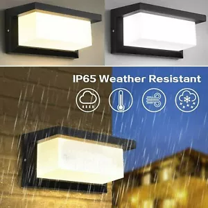 LED Wall Light Waterproof Outdoor Lamp Yard Garden Modern Exterior Light AUS - Picture 1 of 18