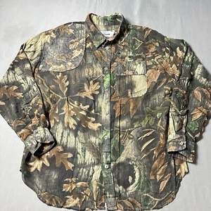 Gary Nesse Shirt Men XL Real Tree Lightweight Hunting Vented Long Sleeve Button - Picture 1 of 13