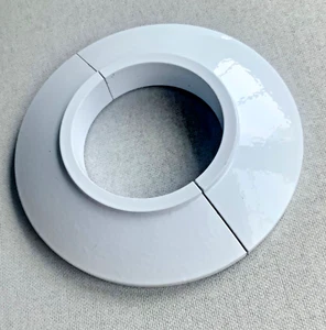 SIGNATUR HARDWARE GLATTER KÜHLERFLANSCH WEISSER PULVERMANTEL 1 1/2"" D-ROHRE - Bild 1 von 5