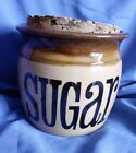 Vintage Retro T G Green Granville Sugar Jar Storage Canister Brown Cork Lid