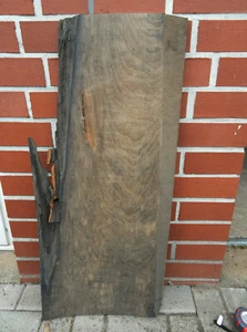 D3 Mooreiche 93x38x5 Bohle Brett Bog Oak Wasch Tisch Platte Altholz Drechselholz - Bild 1 von 8