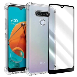 Tempered Glass Screen Protector Soft TPU Protective Shell for LG Reflect L555DL - Picture 1 of 1