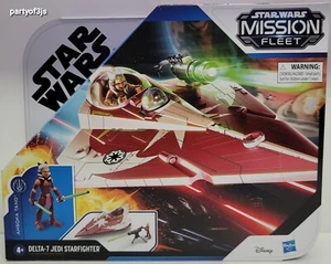 Star Wars Mission Fleet Ahsoka Tano Figura e Veicolo Delta-7 Jedi Starfighter - Foto 1 di 9