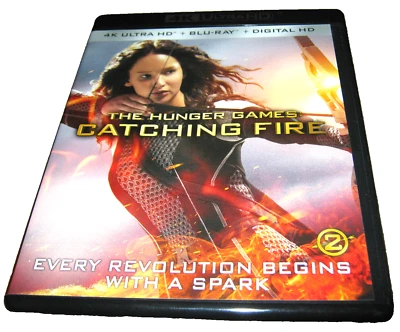 The Hunger Games: Catching Fire - Near Mint - 4K Ultra HD Blu-Ray - Region A - Image 1 of 2