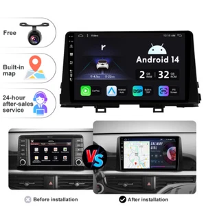 GPS Navigation Autoradio Für Kia Morning/Picanto 2017-2020 Android 14 Wifi RDS - Bild 1 von 20