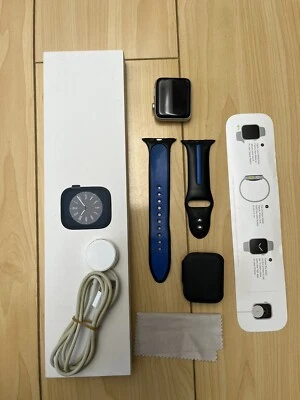 Apple Watch Series 2 42mm Aluminium Case Blue Sport Band Parts Or Repair - Image 1 of 4