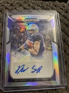 2019 Panini Prizm Draft Picks #271 Drew Sample Draft Picks Prizms Silver Auto - Picture 1 of 2