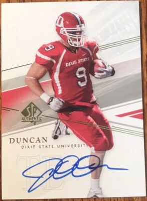 2014 SP Authentic Autographs Joe Don Duncan #97 Dixie State Trailblazers - Image 1 of 2