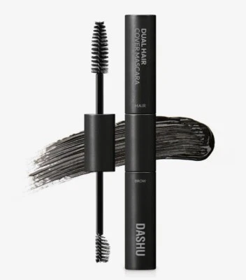 Dashu Dual Hair Cover Mascara 10g Gray Hair Hide 2 Way Black Brown Unisex - Image 1 of 4