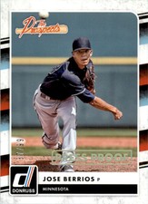 2016 Donruss The Prospects Gold Press Proof #TP11 Jose Berrios /99