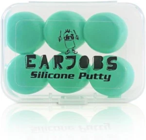 Earjobs™ Silicone Putty Ear Plugs Standard Pack (3 Pairs W/Carry Case), Aus Best - Picture 1 of 12