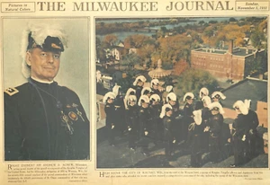 1933 Sir Andrew Agnew Knights Templar Wausau Wisconsin Milwaukee Journal - Picture 1 of 9