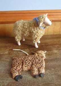 Colin's Creatures signierte Schaf Figur + Wachsschaf Weihnachtsschmuck. - Bild 1 von 14