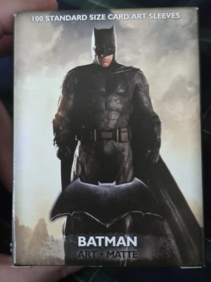 Justice League Batman 100 Standard Size Card Sleeve Matte Art DC Comics Licensed - Image 1 of 4