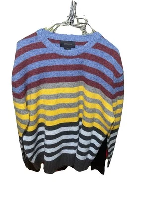 Vintage Express Multicolor Sweater Size XL 100% Lambs Wool Made In Hong Kong - Image 1 of 3