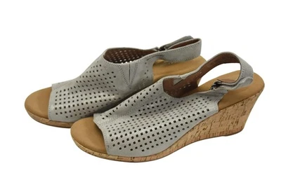 Sandalias Rockport para mujer talla 9,5 gris cuña con cordones punta abierta TruTECH zapatos Foto 1 de 4