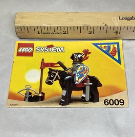 LEGO 6009 Black Knight Castle Set - Retired 1992 cas168 Instruction Manual Only