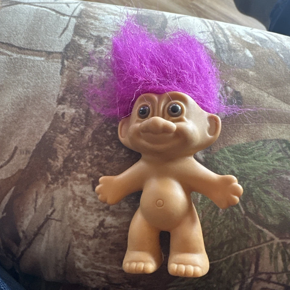 Muñecas Troll Russ de Colección Años 90 ☆ Trolls ☆ Muñeca Troll: Figura de Pelo Púrpura 3" Foto 1 de 1
