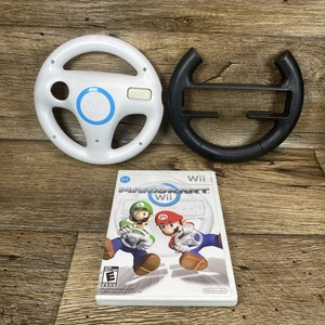 Mario Kart Wii Nintendo Wii, 2008 komplett mit 2 Wii Rädern getestet - Bild 1 von 7