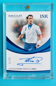 2018-19 Panini Immaculate Italy Alessandro Nesta INK Auto 21/25 - Bild 1 von 2