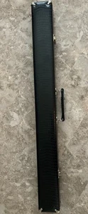 Vtg Faux Croc Alligator Leather Pool Cue Case Billiard Stick Bag Billiards Cues - Picture 1 of 6