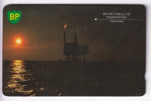 OFFSHORE ECOSSE TELECARTE / PHONECARD .. BP 100U GPT RARE 3BPPA N/N SMALL NOTCH - Picture 1 of 2