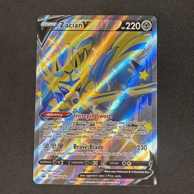 Zacian V (Shiny) SWSH292 SWSH: Sword & Shield Promo Cards Holo Pokemon - Image 1 of 4