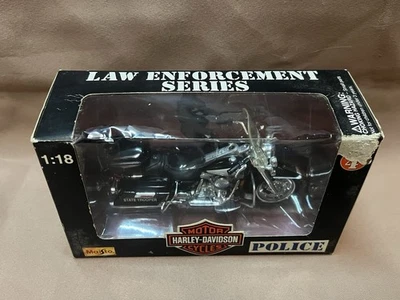 Motocicleta Harley-Davidson Florida Highway Patrol Maisto Series 4 1:18 1998 nueva en caja Foto 1 de 4