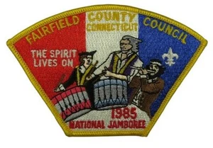 1985 Jamboree Fairfield County CT The Spirit Lives On JSP YEL Bdr (VT992) - Picture 1 of 2