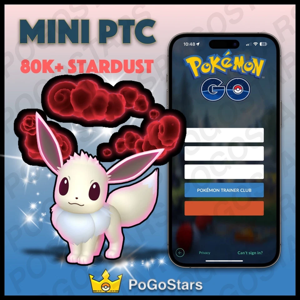 Pokémon PTC Go - Dynamax Shiny Eevee✨Read Description✨ - Image 1 of 1