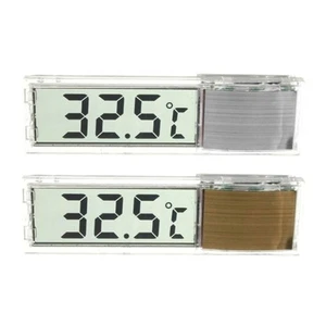 Aquarium Thermometer Digital LCD Screen Stick-on for Tank Temperature Sensor Sma - Picture 1 of 9