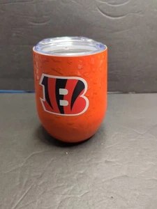Cincinnati Bengals 12 Unzen stielloser Weinbecher NFL Orange Edelstahl - Bild 1 von 6