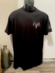 NWT Freedom Since 1776 American Flag Lab Graphic T-Shirt Men’s Size Large - Picture 1 of 8