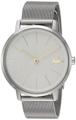 RELOJ PULSERA MUJER LACOSTE 2001078 LUNA ESFERA PLATA MALLA ACERO INOXIDABLE Foto 1 de 3