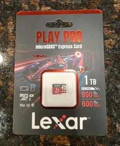 Lexar 1TB Play PRO microSD Express Card Nintendo Switch 2 BRAND NEW SHIPS FAST - Picture 1 of 2