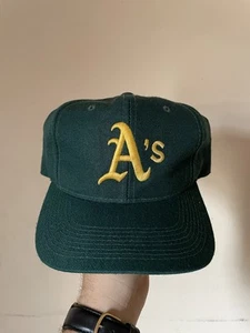 VTG 90’s Sports Specialties Oakland Athletics A’s MLB Wool SnapBack Hat - Picture 1 of 8