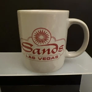 Las Vegas Sands Nevada Hotel & Casino Coffee Cup Mug Gray Vintage - Picture 1 of 4