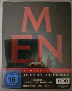 Men 4K Ultra HD + Blu-ray Steelbook Brand New Sealed Import - Picture 1 of 2