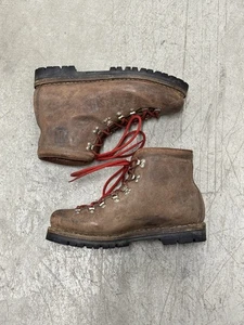 Vintage Herren Tecnica Wandern Vibram Bergsteigen Stiefel 11,5 Leder Wasserdicht Italien - Bild 1 von 11