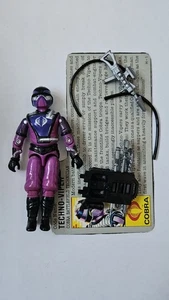 GI Joe Techno Viper 1987 completo con filecard Q24 - Imagen 1 de 1