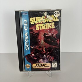 Surgical Strike Sega CD Complete in Box CIB 