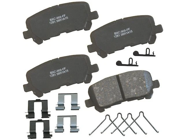 Комплект задних тормозных колодок для 2009-2015 Honda Pilot 3,5 л V6 2011 2010 2012 2013 NR477CT - Изображение 1 из 1