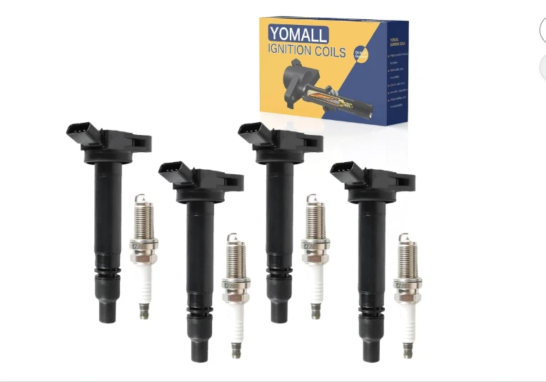 4件装UF507点火线圈+4PCS 5018铱火花塞点火线圈包Fi — 第 1/3 张图片