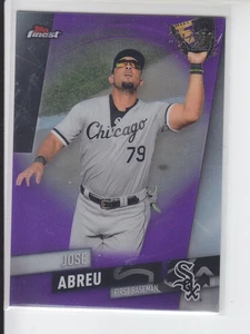 2019 Topps Finest JOSE ABREU Purple Refractor /250 White Sox #32 - Picture 1 of 2