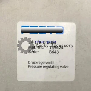 Original New LR-1/8-D-MINI Pressure Regulator 159624- - Picture 1 of 2