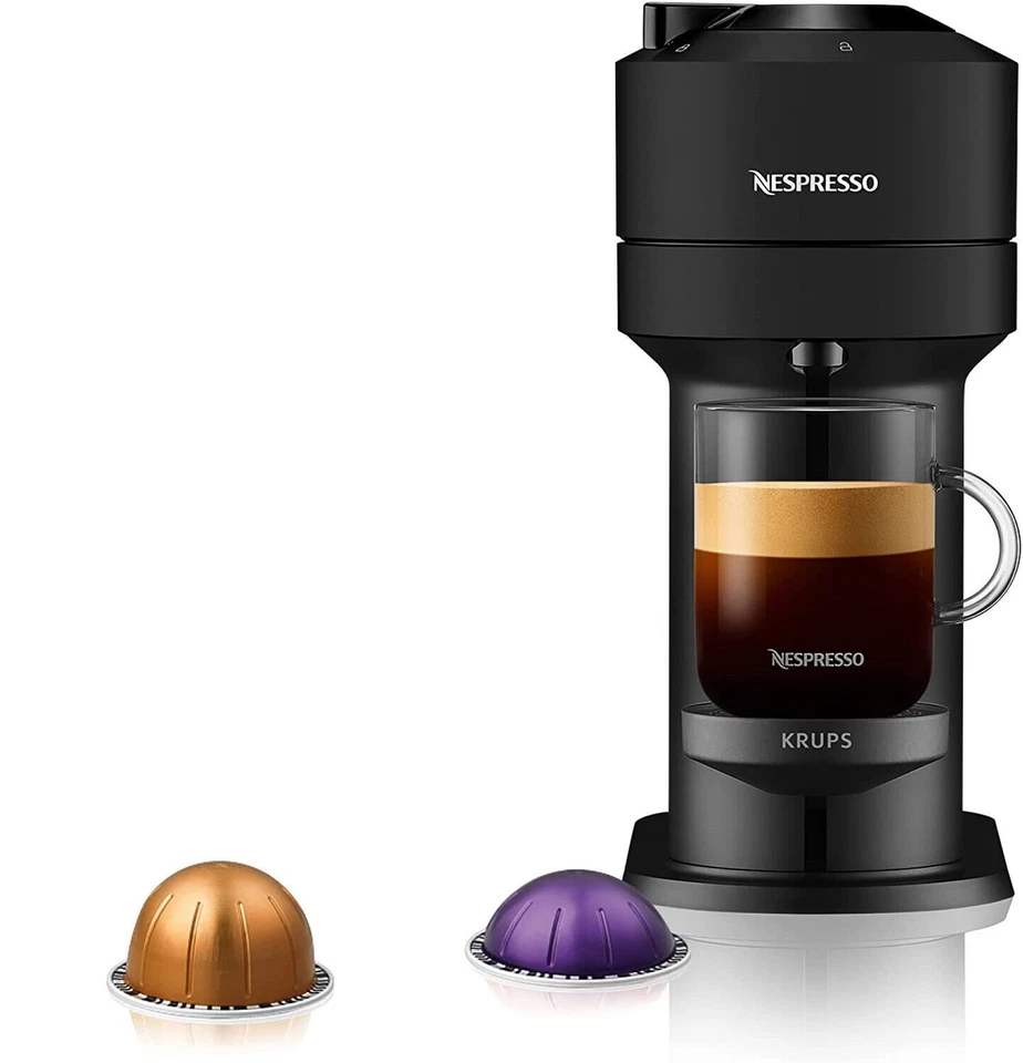 Krups Vertuo Next 1500W 1,1L Automatica Macchina per Caffè a Capsule - Nera (XN910N10)