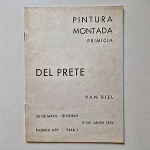 1 catálogo y 1 invitación - Juan Del Prete - Van Riel y Faggioni - 1962 y 2012 - Imagen 1 de 4